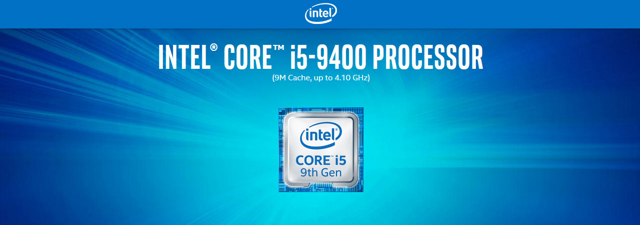 Intel Core i5-9400 Coffee Lake 6-Core 2.9 GHz LGA 1151 65W